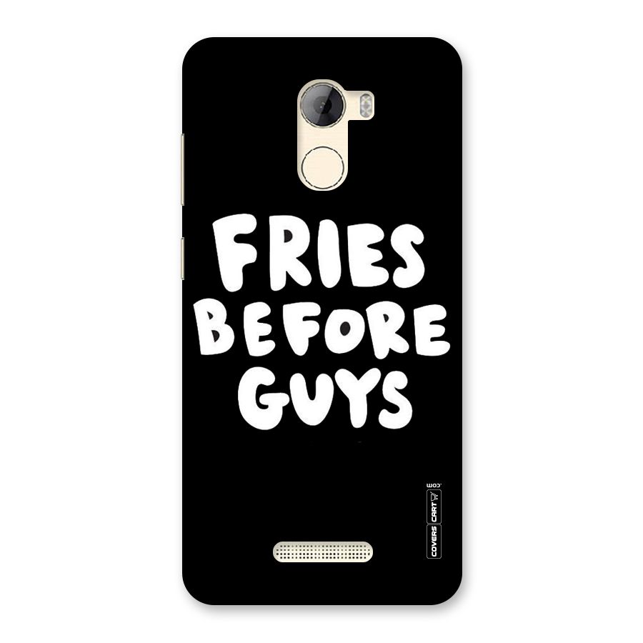 Fries Always Back Case for Gionee A1 LIte