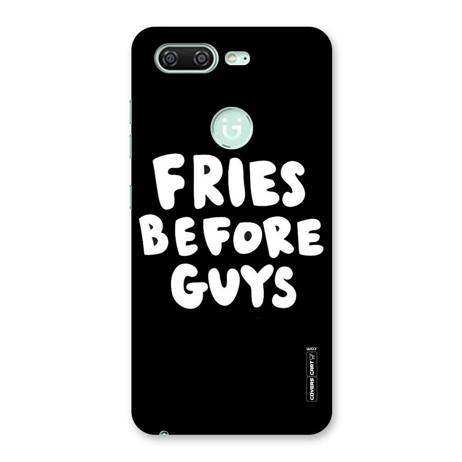 Fries Always Back Case for Gionee S10