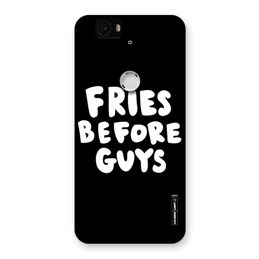 Fries Always Back Case for Google Nexus-6P