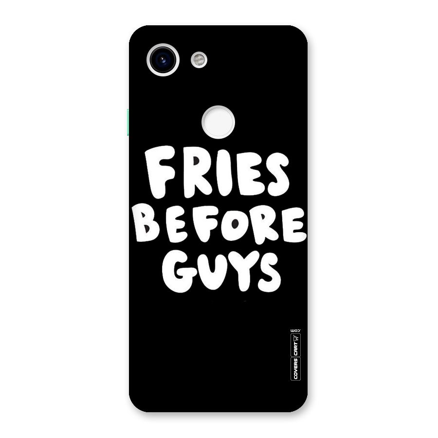 Fries Always Back Case for Google Pixel 3