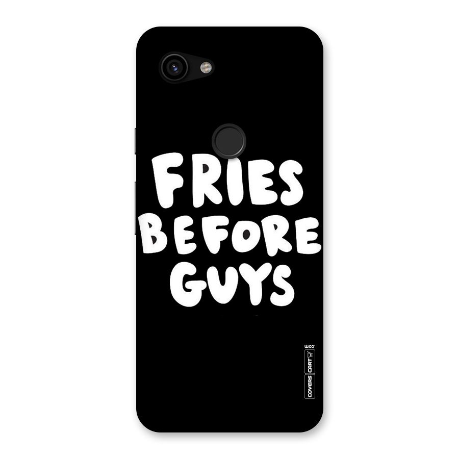 Fries Always Back Case for Google Pixel 3a
