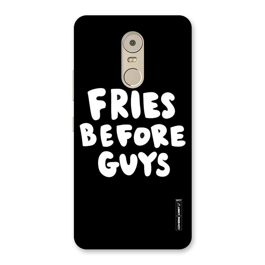Fries Always Back Case for Lenovo K6 Note