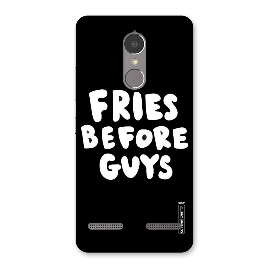 Fries Always Back Case for Lenovo K6 Power