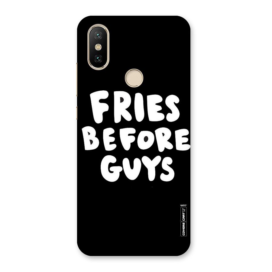 Fries Always Back Case for Mi A2