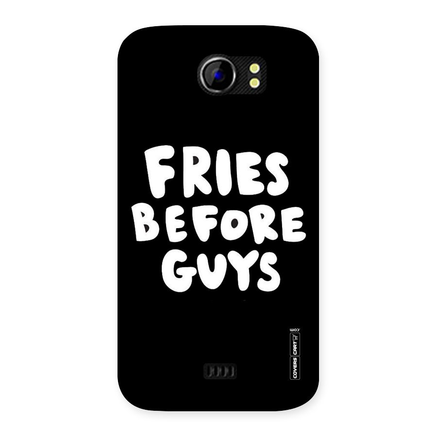 Fries Always Back Case for Micromax Canvas 2 A110