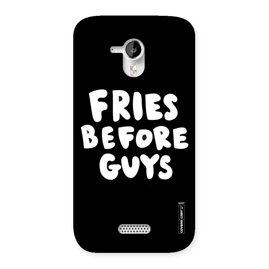 Fries Always Back Case for Micromax Canvas HD A116