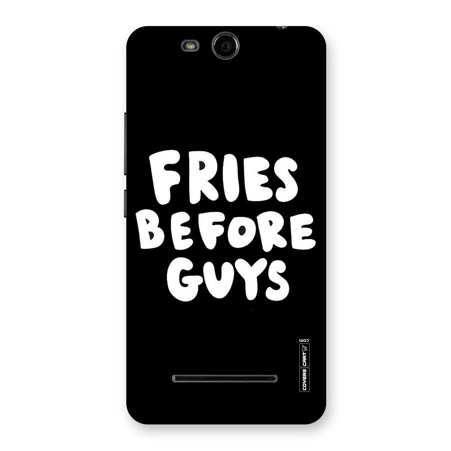 Fries Always Back Case for Micromax Canvas Juice 3 Q392