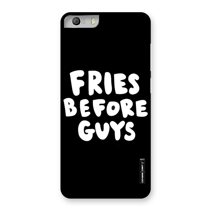 Fries Always Back Case for Micromax Canvas Knight 2
