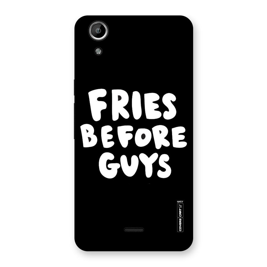 Fries Always Back Case for Micromax Canvas Selfie Lens Q345