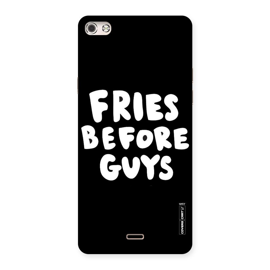 Fries Always Back Case for Micromax Canvas Silver 5