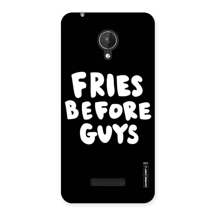 Fries Always Back Case for Micromax Canvas Spark Q380