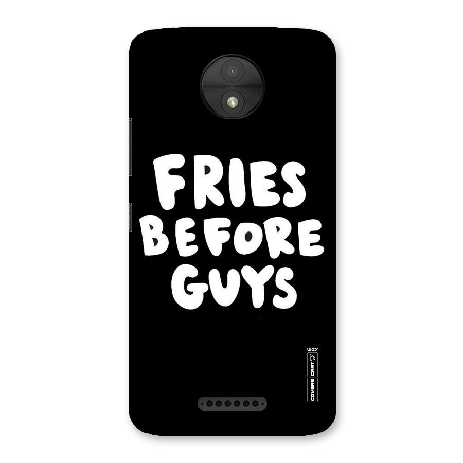 Fries Always Back Case for Moto C
