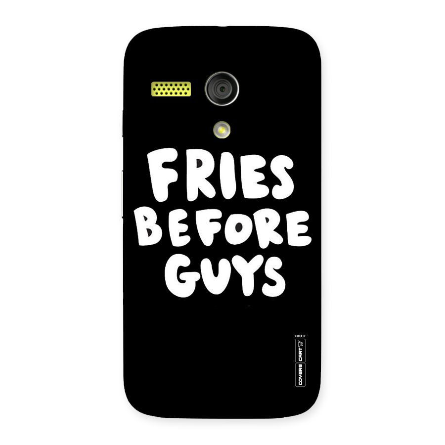 Fries Always Back Case for Moto G