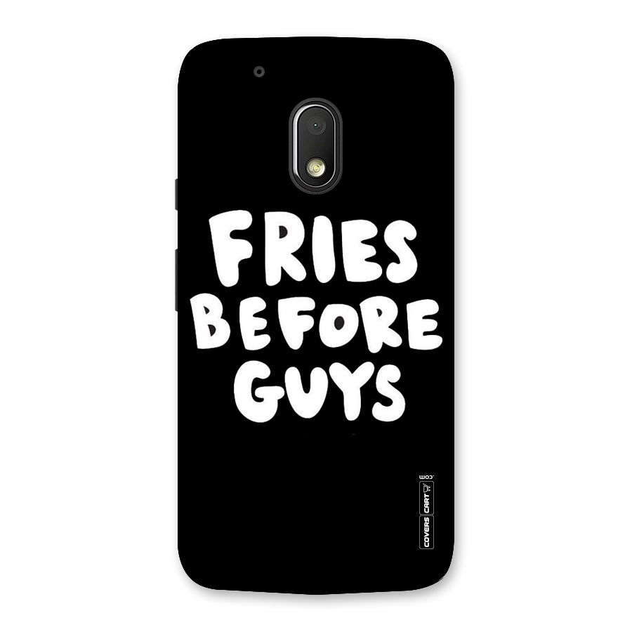 Fries Always Back Case for Moto G4 Play