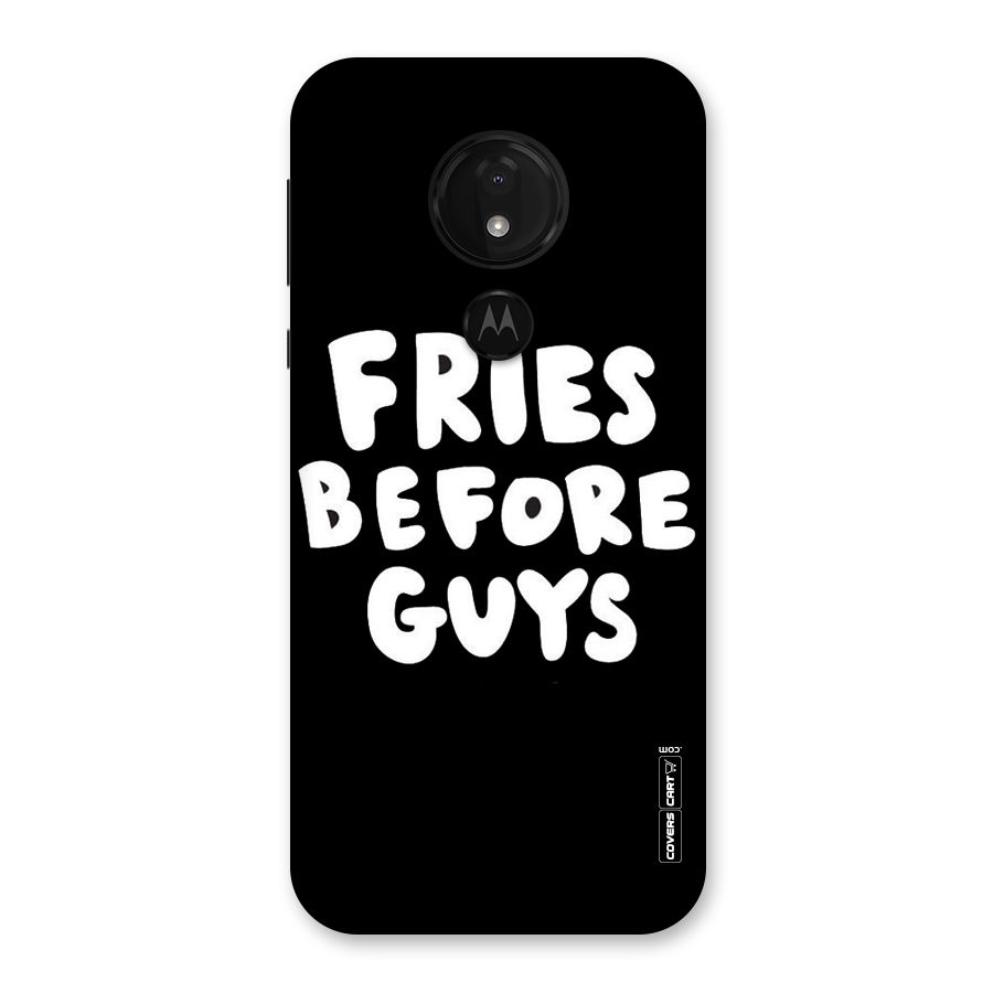 Fries Always Back Case for Moto G7 Power