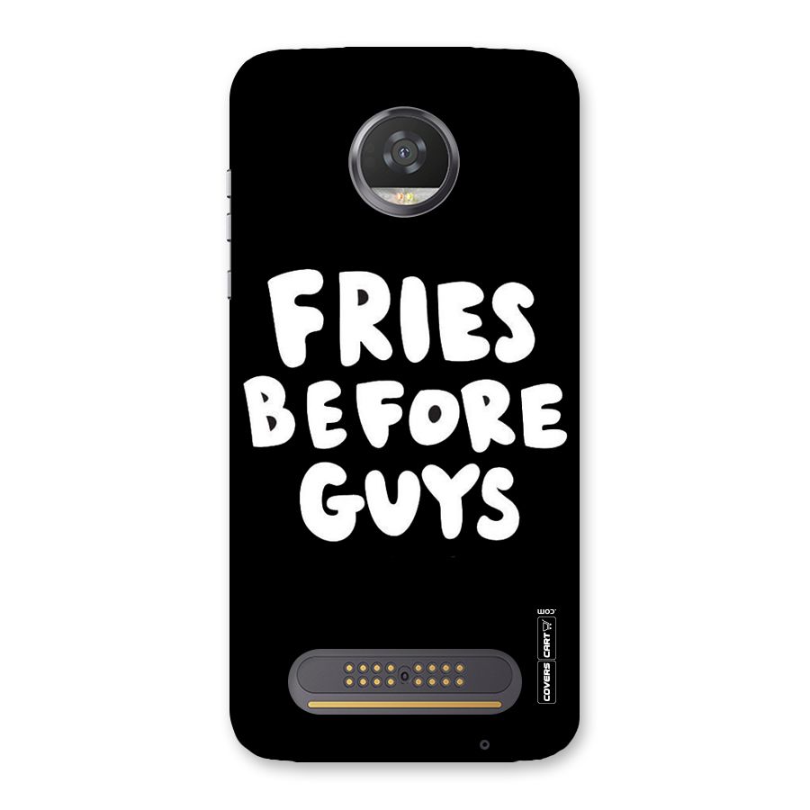 Fries Always Back Case for Moto Z2 Play