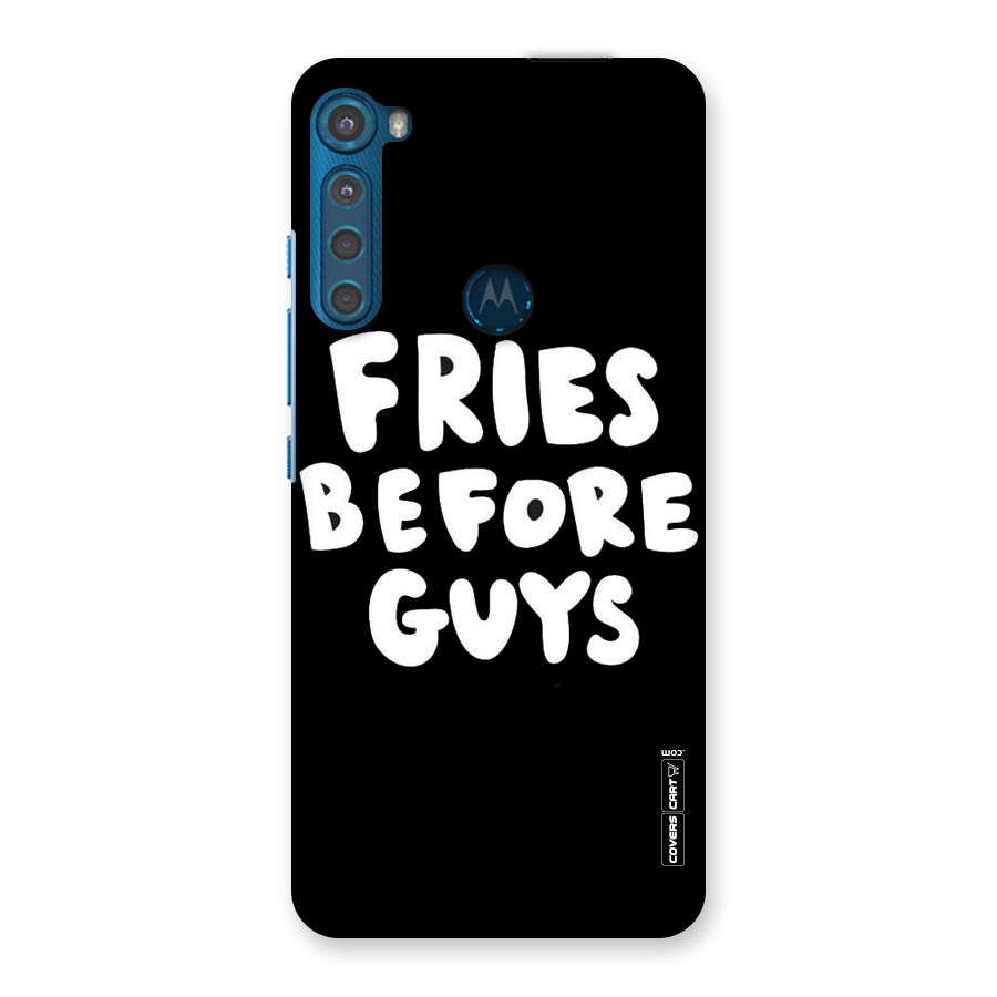 Fries Always Back Case for Motorola One Fusion Plus