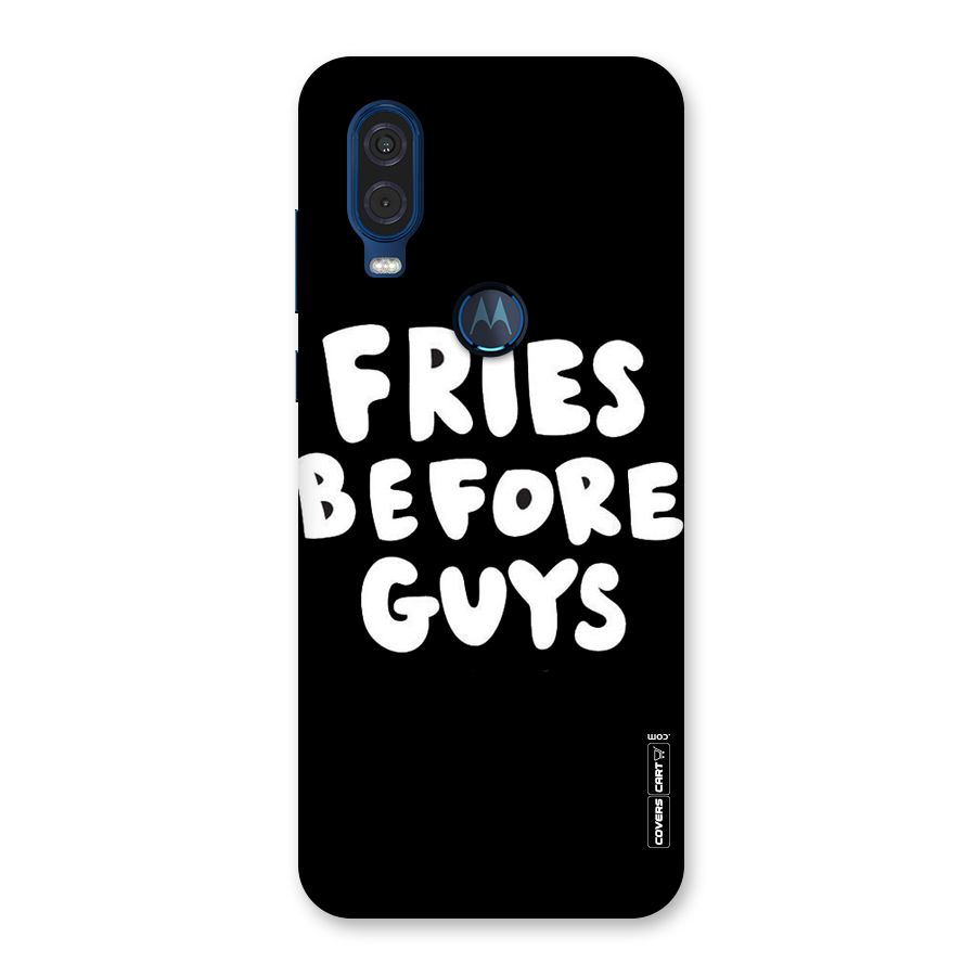 Fries Always Back Case for Motorola One Vision