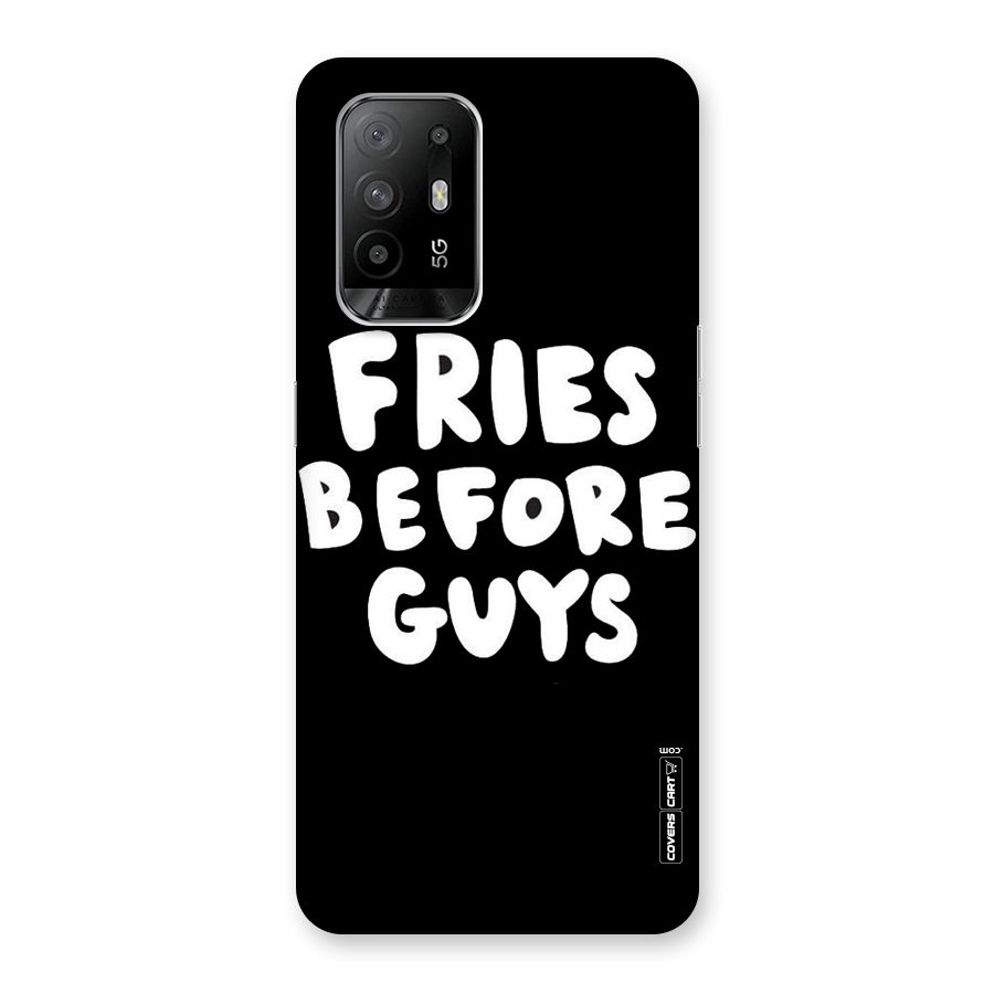 Fries Always Back Case for Oppo F19 Pro Plus 5G