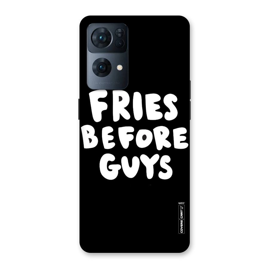 Fries Always Back Case for Oppo Reno7 Pro 5G