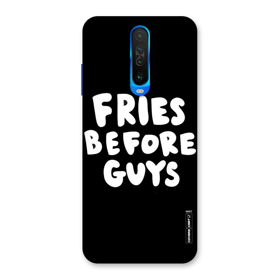 Fries Always Back Case for Poco X2