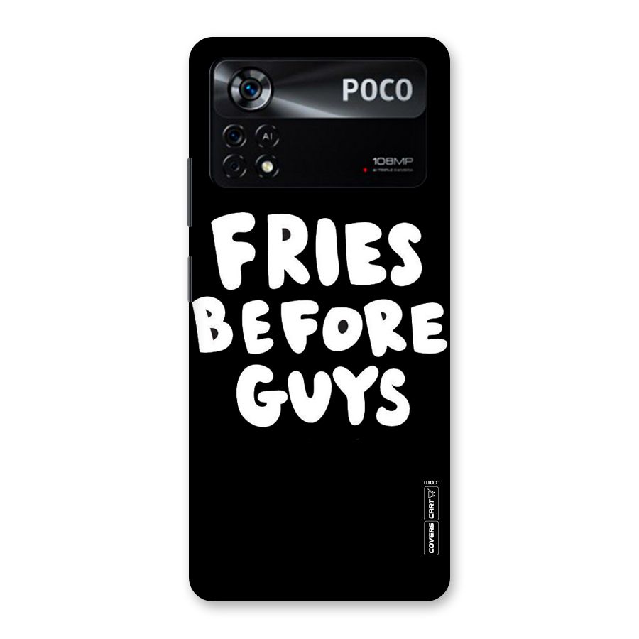 Fries Always Back Case for Poco X4 Pro 5G