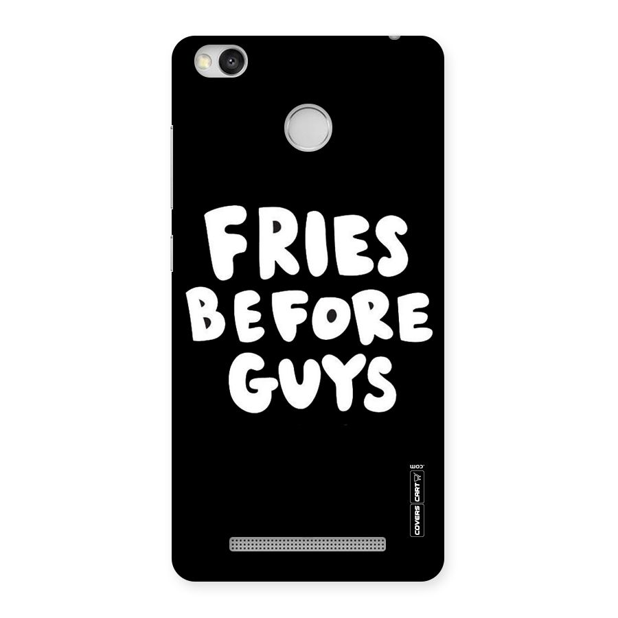 Fries Always Back Case for Redmi 3S Prime