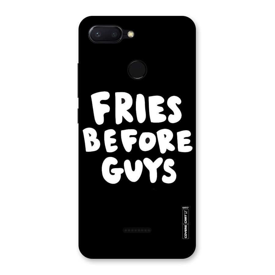 Fries Always Back Case for Redmi 6