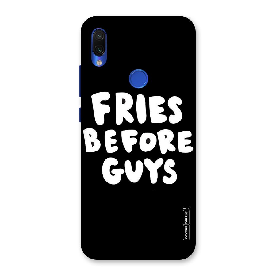 Fries Always Back Case for Redmi Note 7S