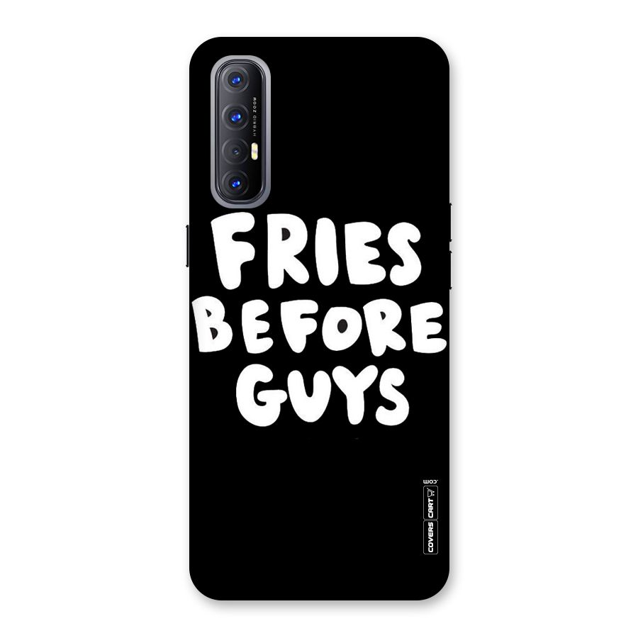 Fries Always Back Case for Reno3 Pro