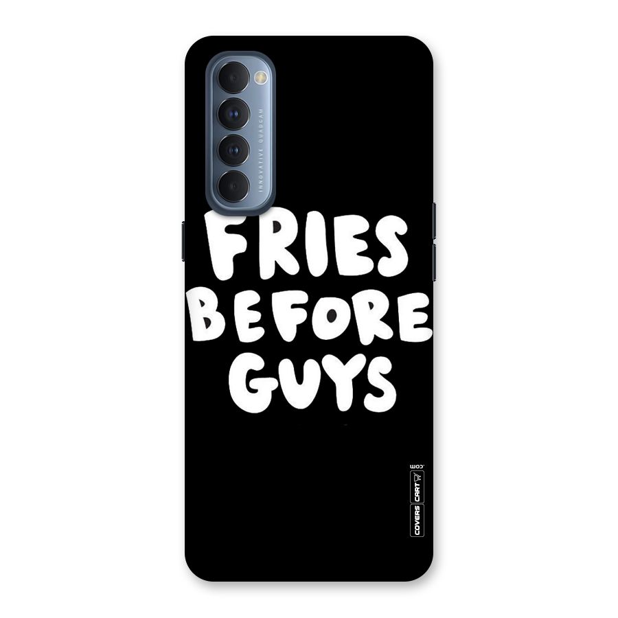 Fries Always Back Case for Reno4 Pro
