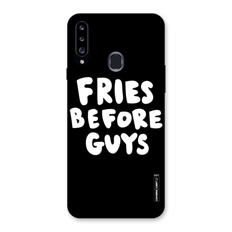 Fries Always Back Case for Samsung Galaxy A20s