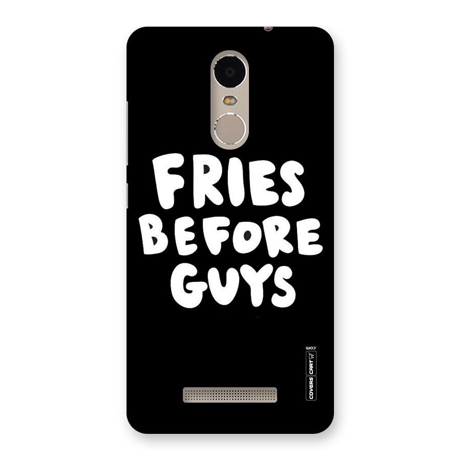Fries Always Back Case for Xiaomi Redmi Note 3