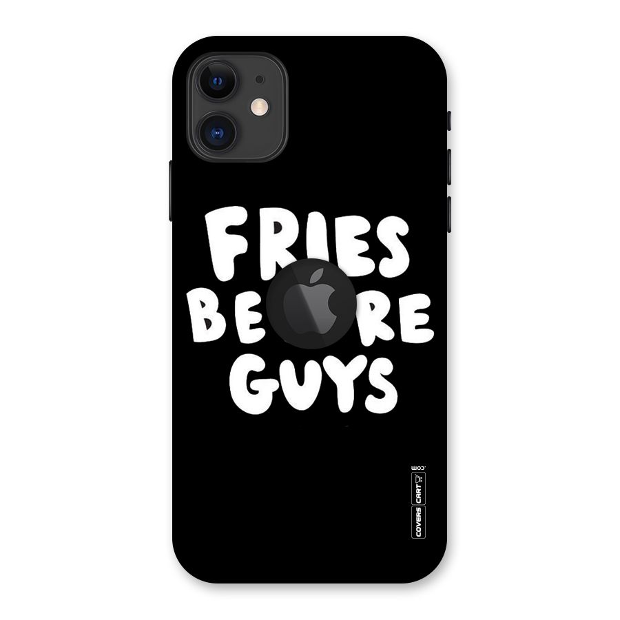 Fries Always Back Case for iPhone 11 Logo Cut