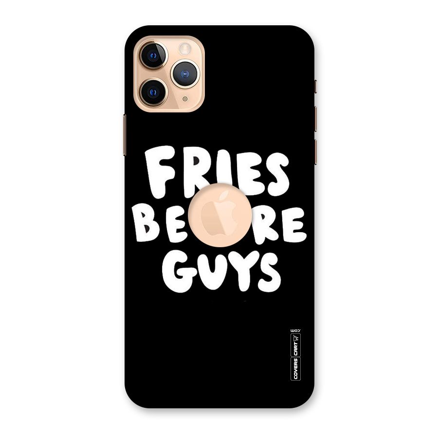 Fries Always Back Case for iPhone 11 Pro Max Logo Cut