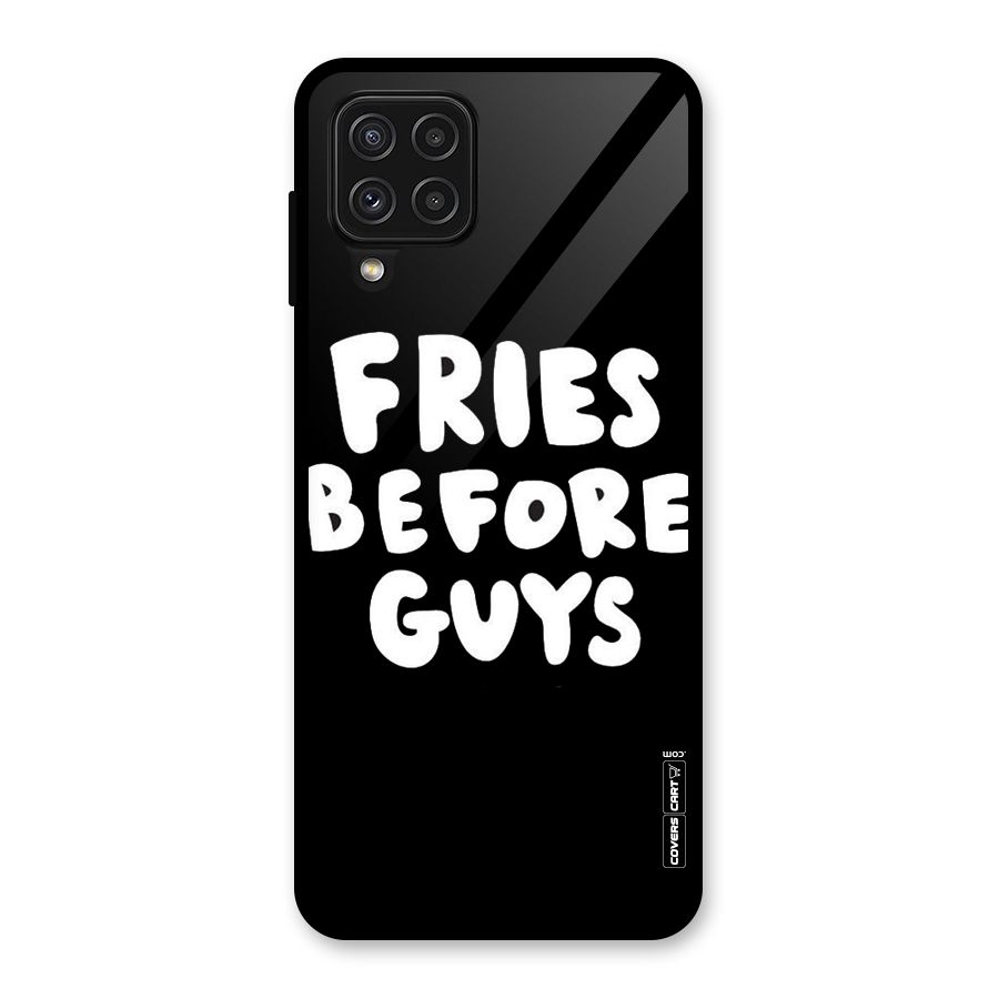 Fries Always Glass Back Case for Galaxy A22 4G