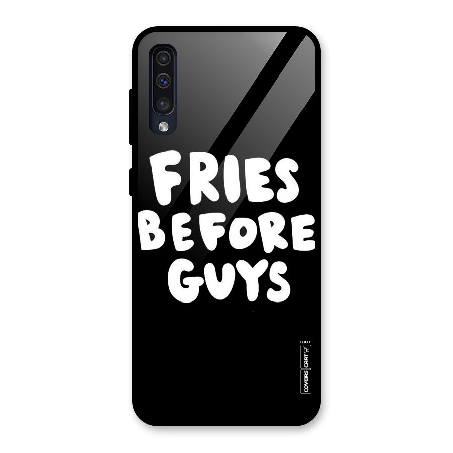 Fries Always Glass Back Case for Galaxy A30s