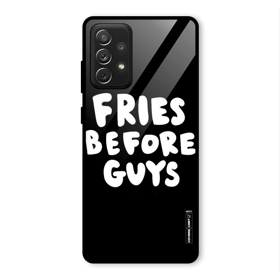 Fries Always Glass Back Case for Galaxy A72