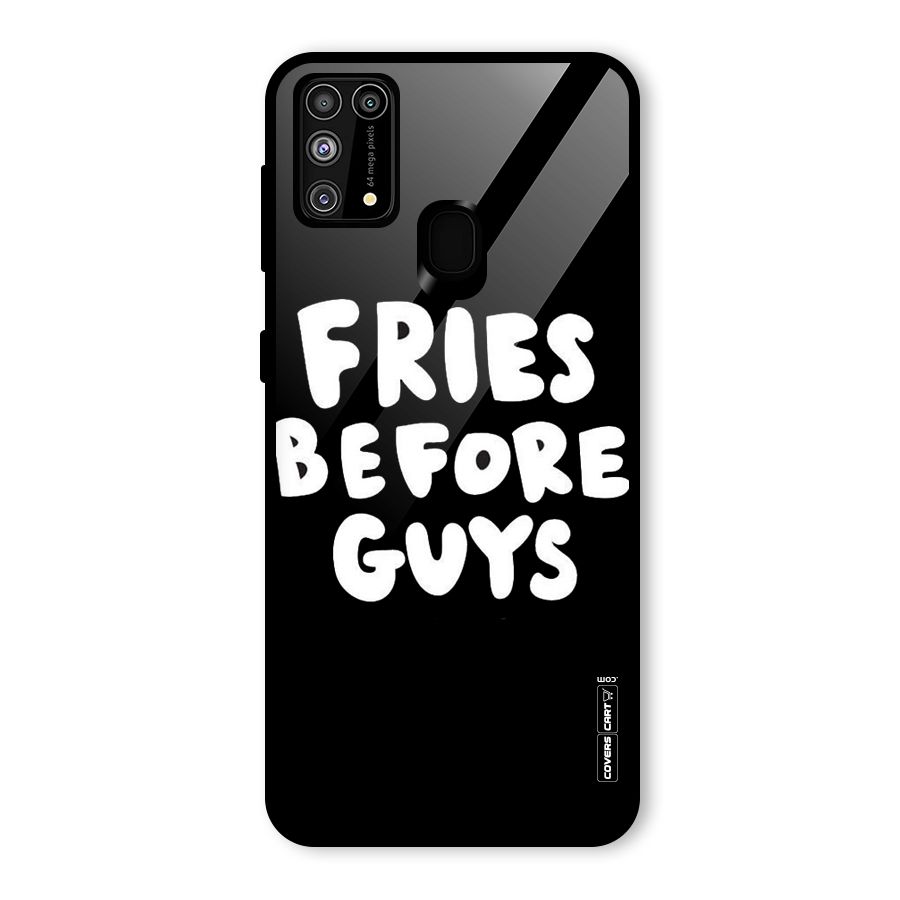 Fries Always Glass Back Case for Galaxy F41
