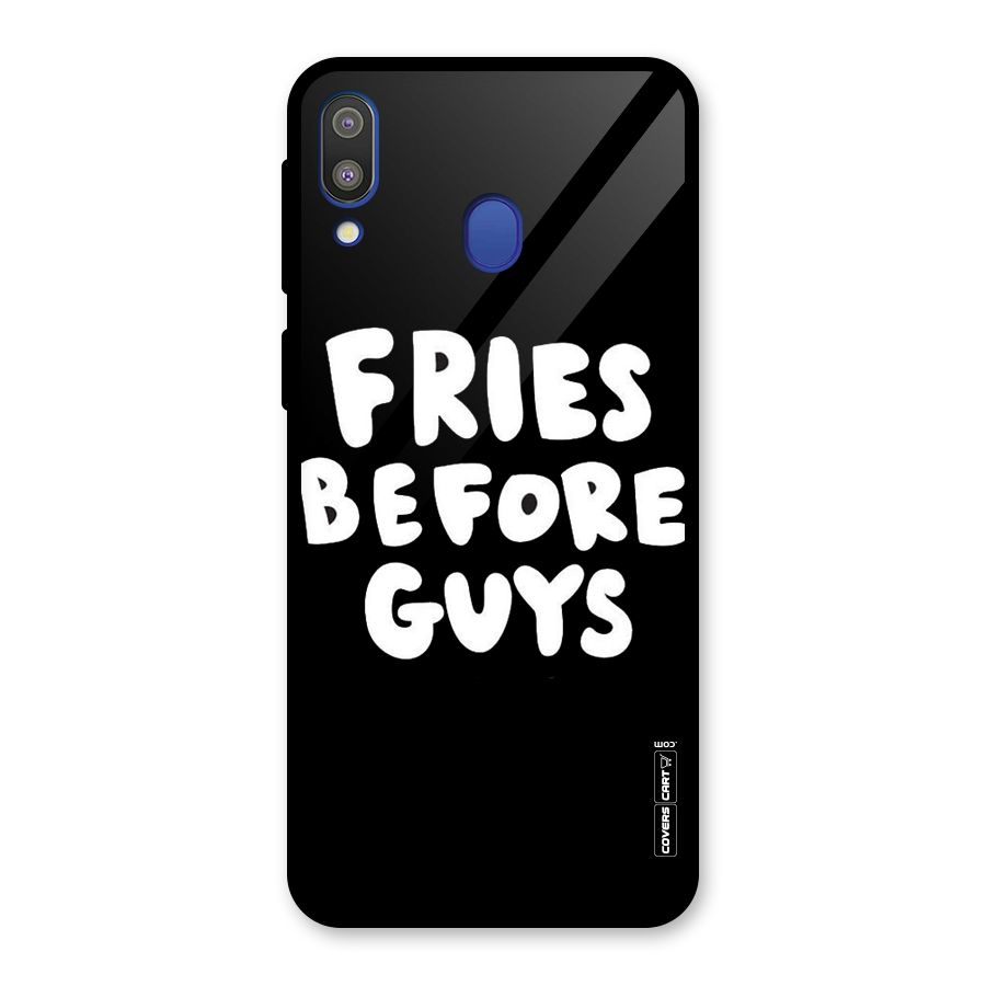 Fries Always Glass Back Case for Galaxy M20