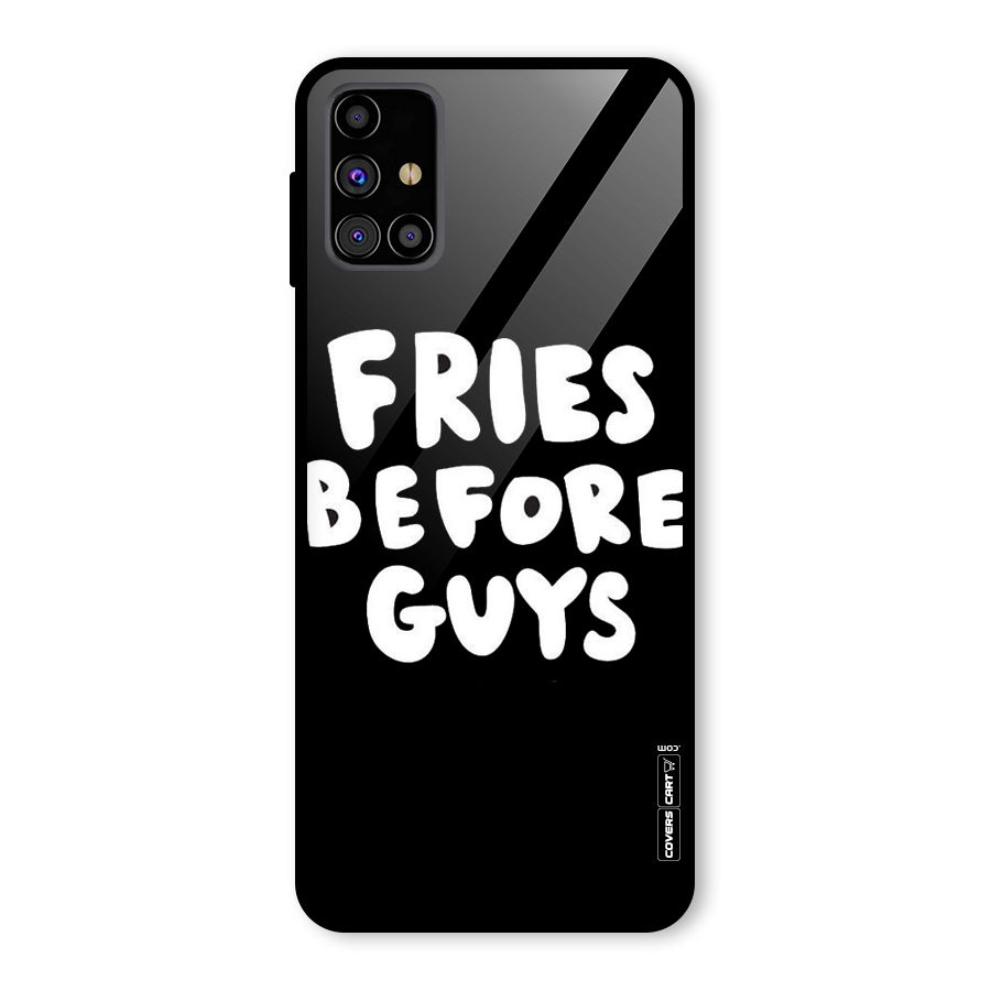 Fries Always Glass Back Case for Galaxy M31s