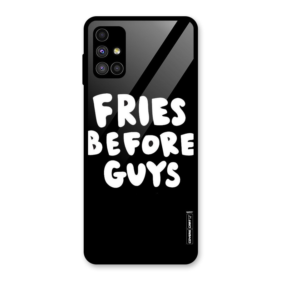 Fries Always Glass Back Case for Galaxy M51