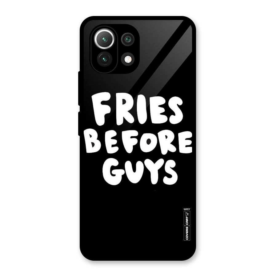 Fries Always Glass Back Case for Mi 11 Lite NE 5G
