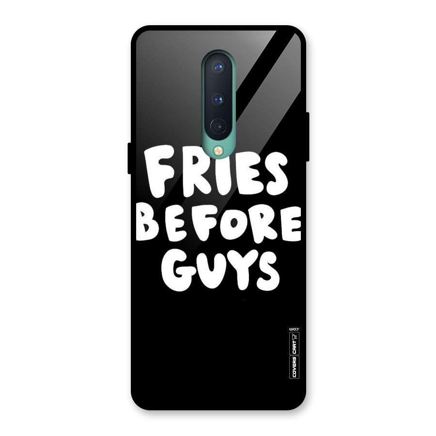 Fries Always Glass Back Case for OnePlus 8