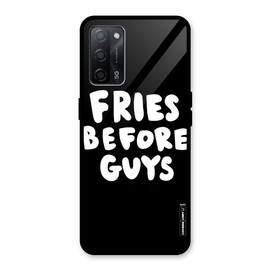 Fries Always Glass Back Case for Oppo A53s 5G