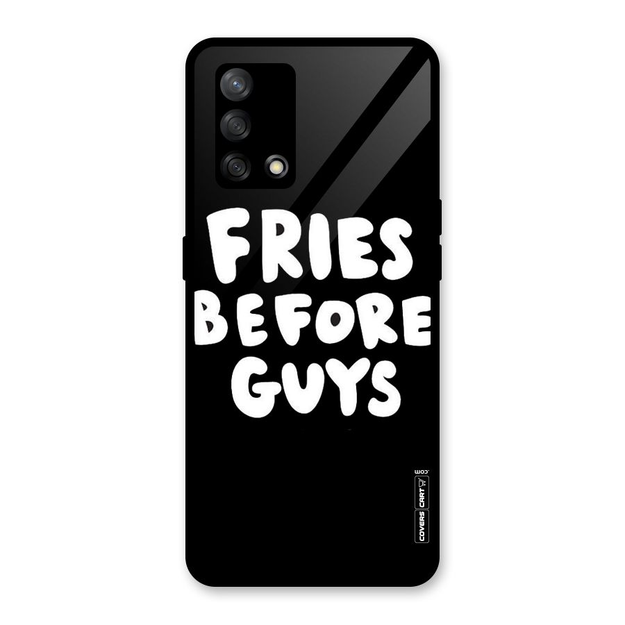 Fries Always Glass Back Case for Oppo F19