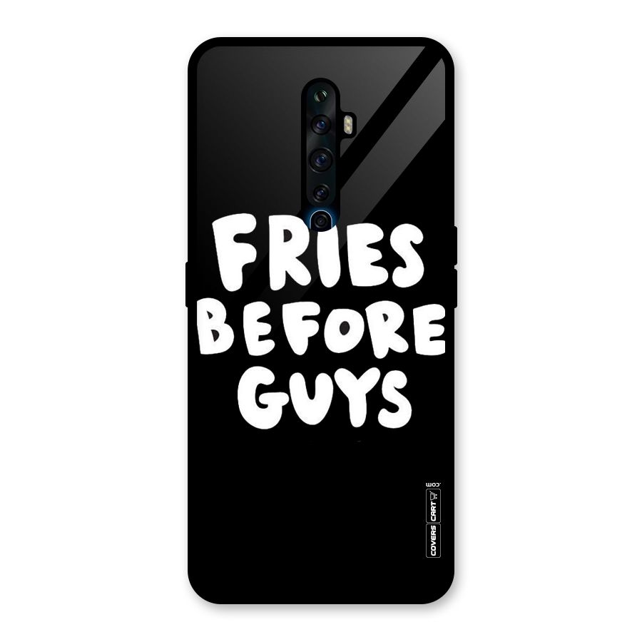 Fries Always Glass Back Case for Oppo Reno2 F