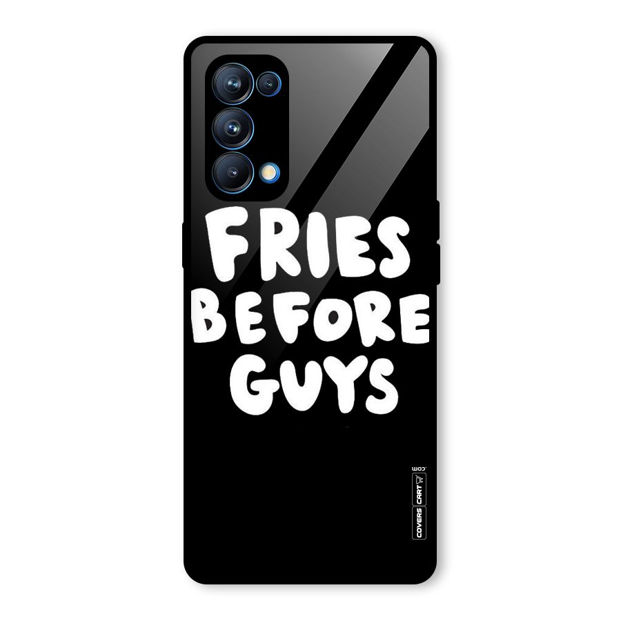 Fries Always Glass Back Case for Oppo Reno5 Pro 5G