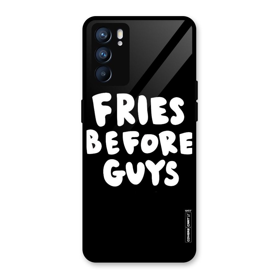 Fries Always Glass Back Case for Oppo Reno6 5G