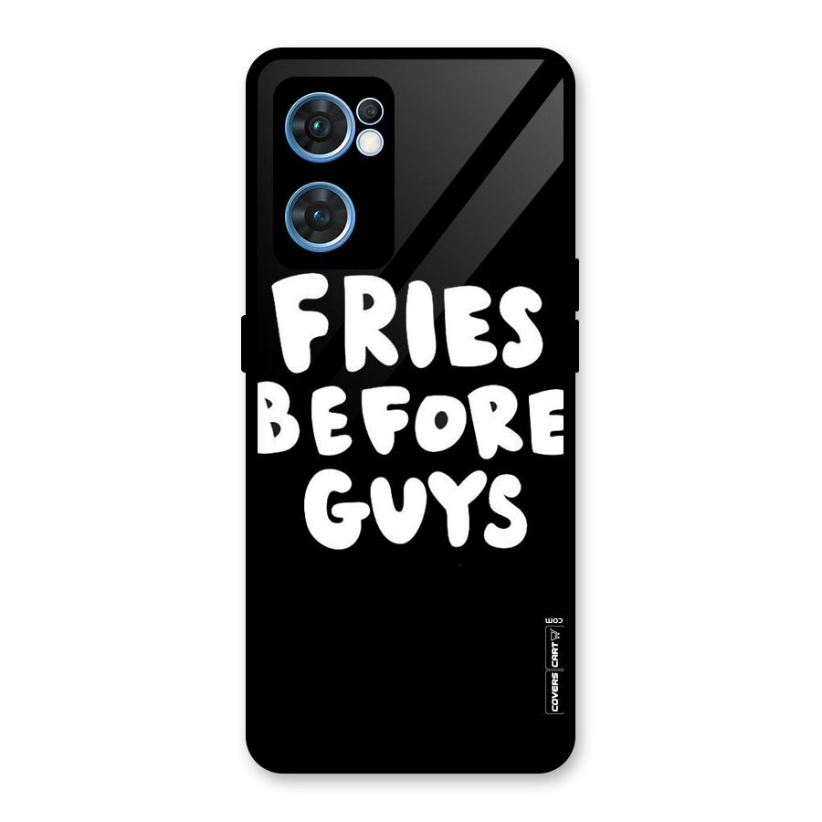 Fries Always Glass Back Case for Oppo Reno7 5G